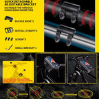 WILD MAN GX220X Mountain Bicycle EVA Hard Shell Bag Bike Front Quick Release Bracket, GX220X