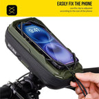 WILD MAN GX330 Mountain Bicycle Mobile Phone Holder EVA Hard Shell Handlebar Bag, GX330