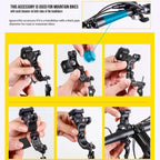 WILD MAN GX330 Mountain Bicycle Mobile Phone Holder EVA Hard Shell Handlebar Bag, GX330