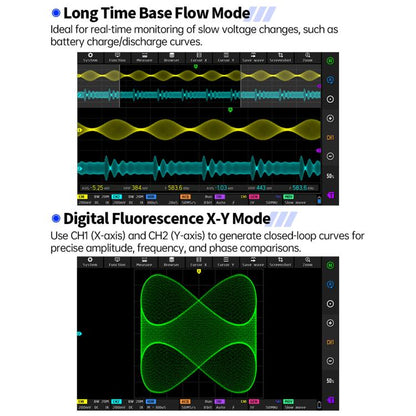 FNIRSI DPOS350P 4 in 1 7 inch IPS HD Touch Screen 350M Tablet Oscilloscope, DPOS350P(US Plug), DPOS350P(EU Plug)