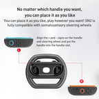 For Nintendo Switch 2 Joy-Con 4pcs iPlay HBS-2813-C Simple Racing Steering Wheel Controller