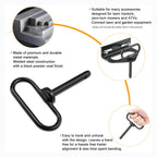 2pcs 5/8 inch Lawn Tow Behind Attachment Hitch Tractor Towing Hitch Pin