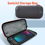 For Nintendo Switch 2 iPlay HBS-2835 Simple Thin Handle Storage Bag with Lanyard, HBS-2835