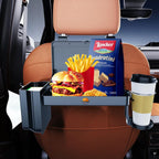 K255 Car Seat Back Storage Rack Multifunctional Tissue Box Water Cup Holder Car Rear Seat Tray Desk, Car Seat Back Storage Rack