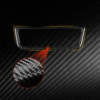 Carbon Fiber Car Air Conditioner Switch Panel B Decorative Sticker for SEAT Ibiza 2009-2014, Left and Right Driver, Air Conditioner Switch Panel B