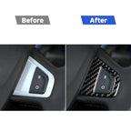 3pcs/Set Carbon Fiber Car Steering Wheel Buttons Decorative Sticker for Renault Fluence 2009-2017 / Megane 2008-2016, Left and Right Driver, Steering Wheel Buttons