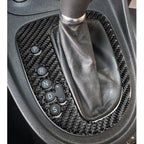 Carbon Fiber Car Gear Position Panel Decorative Sticker for SEAT Leon 2005-2012, Gear Position Panel, Left Driver, Gear Position Panel, Right Driver