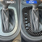 Carbon Fiber Car Gear Position Panel Decorative Sticker for SEAT Leon 2005-2012, Gear Position Panel, Left Driver, Gear Position Panel, Right Driver