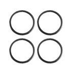 4pcs/Set Carbon Fiber Car Door Horn Ring Decorative Sticker for SEAT Leon 2005-2012, Left and Right Driver, Door Horn Ring
