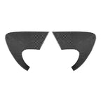 2pcs/Set Carbon Fiber Car Rear Triangle Window Decorative Sticker for SEAT Leon 2005-2012, Left and Right Driver, Rear Triangle Window