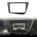 Carbon Fiber Car Center Console Panel Decorative Sticker for SEAT Leon 2005-2012, Center Console Panel, Left Driver, Center Console Panel, Right Driver
