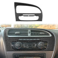 Carbon Fiber Car Center Console Air Conditioner Panel Decorative Sticker for SEAT Leon 2005-2012, Center Console Air Conditioner Panel, Left Driver, Center Console Air Conditioner Panel, Right Driver