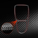 Carbon Fiber Car Gear Shift Frame Decorative Sticker for SEAT Leon 2005-2012, Left and Right Driver, Gear Shift Frame