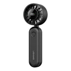 USAMS ZB352 Digital Display Folding Handheld Mini Fan, ZB352 (Black), ZB352 (Beige)