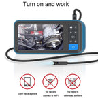 TESLONG MS450 4.5 Inch Large Screen Endoscope Auto Repair Tools, 8mm Dual Lens / 3m, 8mm Dual Lens / 10m, 8mm Dual Lens / 15m