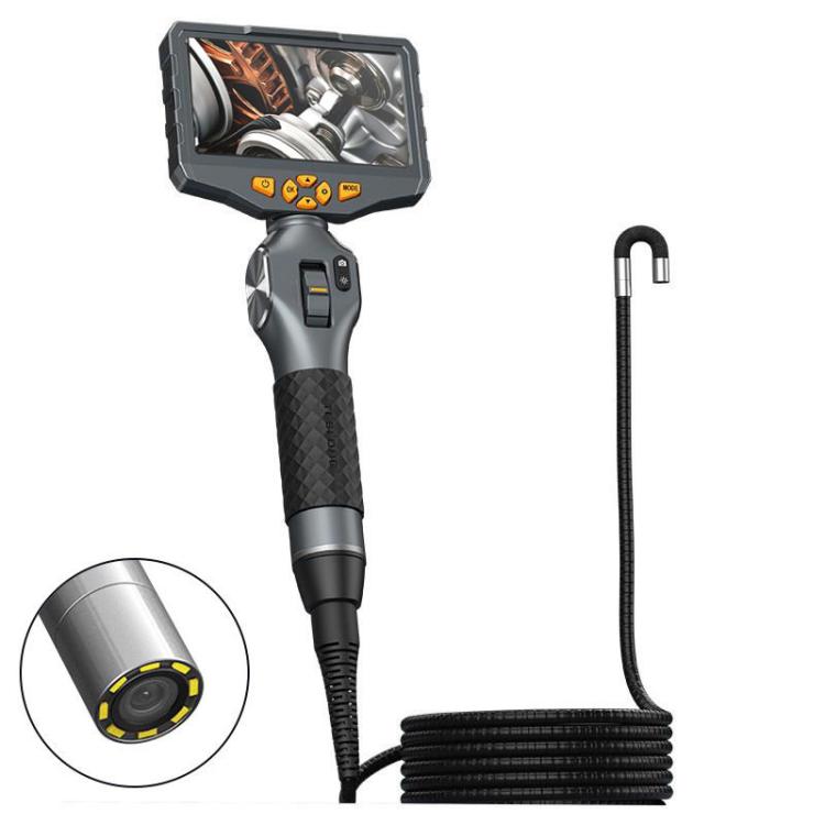 TESLONG TD500 5 Inch HD Large Screen Dual Steering Endoscope Supports Wi-Fi 1.55m Cable Length, 6.5mm Single Lens, 6.5mm Dual Lens, 3.9mm Single Lens