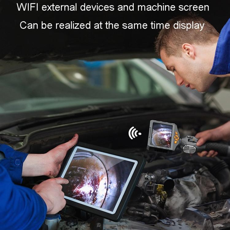 TESLONG TD500 5 Inch HD Large Screen Dual Steering Endoscope Supports Wi-Fi 1.55m Cable Length, 6.5mm Single Lens, 6.5mm Dual Lens, 3.9mm Single Lens