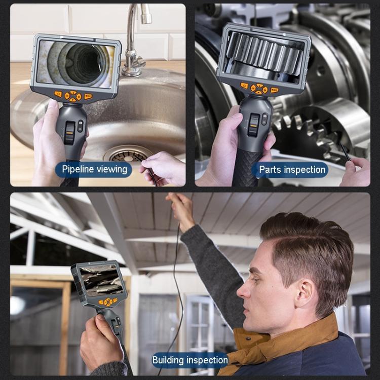 TESLONG TD500 5 Inch HD Large Screen Dual Steering Endoscope Supports Wi-Fi 1.55m Cable Length, 6.5mm Single Lens, 6.5mm Dual Lens, 3.9mm Single Lens