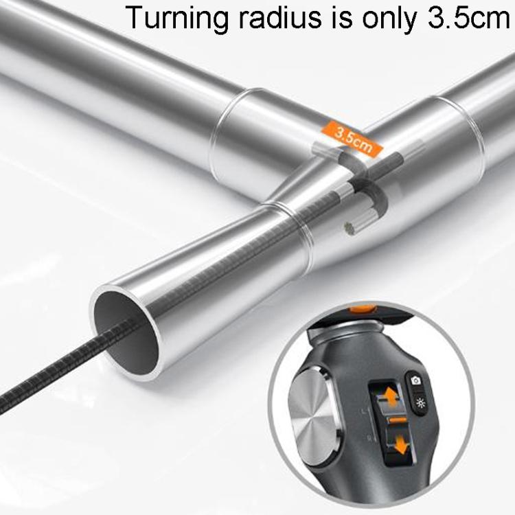 TESLONG TD500 5 Inch HD Large Screen Dual Steering Endoscope Supports Wi-Fi 1.55m Cable Length, 6.5mm Single Lens, 6.5mm Dual Lens, 3.9mm Single Lens