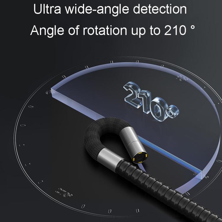 TESLONG TD500 5 Inch HD Large Screen Dual Steering Endoscope Supports Wi-Fi 1.55m Cable Length, 6.5mm Single Lens, 6.5mm Dual Lens, 3.9mm Single Lens