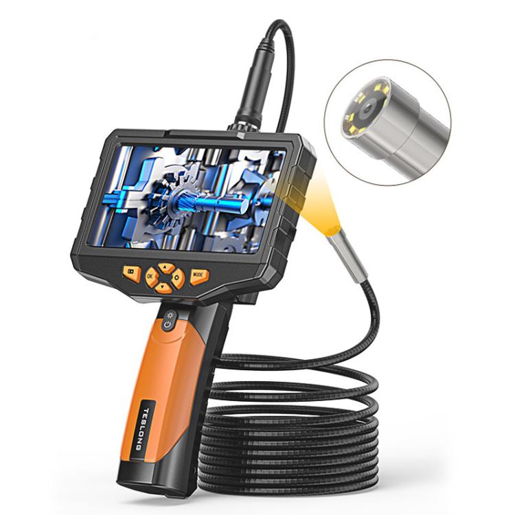 TESLONG NTS300 5 Inch Large Screen Industrial Endoscope Auto Repair Tools, 7.6mm Single Lens / 3m, 7.6mm Single Lens / 5m, 5.5mm Single Lens / 1m, 5.5mm Single Lens / 3m, 3.9mm Single Lens / 1m, 3.9mm Single Lens / 3m, 8mm Dual Lens / 1m               ...