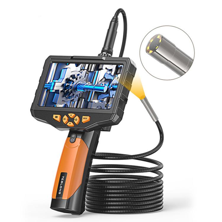 TESLONG NTS300 5 Inch Large Screen Industrial Endoscope Auto Repair Tools, 7.6mm Single Lens / 3m, 7.6mm Single Lens / 5m, 5.5mm Single Lens / 1m, 5.5mm Single Lens / 3m, 3.9mm Single Lens / 1m, 3.9mm Single Lens / 3m, 8mm Dual Lens / 1m               ...