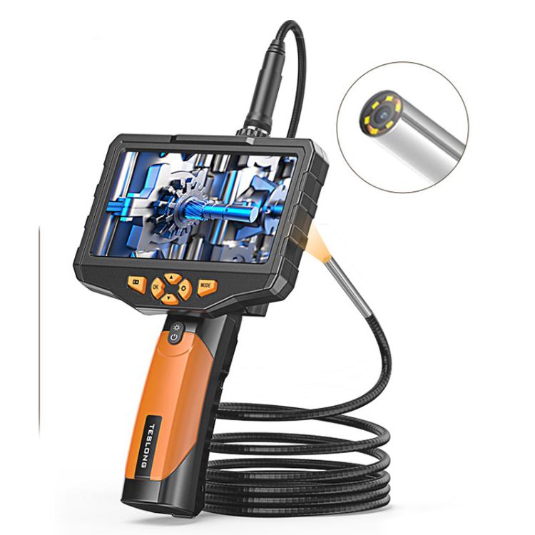 TESLONG NTS300 5 Inch Large Screen Industrial Endoscope Auto Repair Tools, 7.6mm Single Lens / 3m, 7.6mm Single Lens / 5m, 5.5mm Single Lens / 1m, 5.5mm Single Lens / 3m, 3.9mm Single Lens / 1m, 3.9mm Single Lens / 3m, 8mm Dual Lens / 1m               ...
