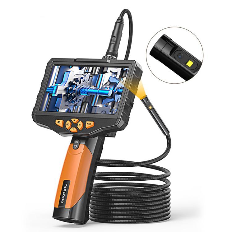 TESLONG NTS300 5 Inch Large Screen Industrial Endoscope Auto Repair Tools, 7.6mm Single Lens / 3m, 7.6mm Single Lens / 5m, 5.5mm Single Lens / 1m, 5.5mm Single Lens / 3m, 3.9mm Single Lens / 1m, 3.9mm Single Lens / 3m, 8mm Dual Lens / 1m               ...