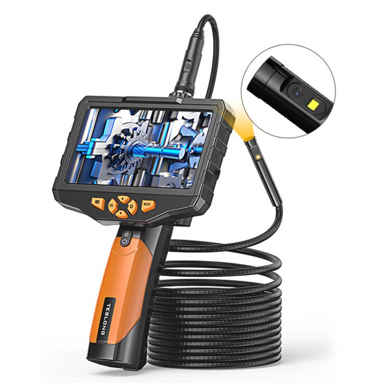 TESLONG NTS300 5 Inch Large Screen Industrial Endoscope Auto Repair Tools, 7.6mm Single Lens / 3m, 7.6mm Single Lens / 5m, 5.5mm Single Lens / 1m, 5.5mm Single Lens / 3m, 3.9mm Single Lens / 1m, 3.9mm Single Lens / 3m, 8mm Dual Lens / 1m               ...