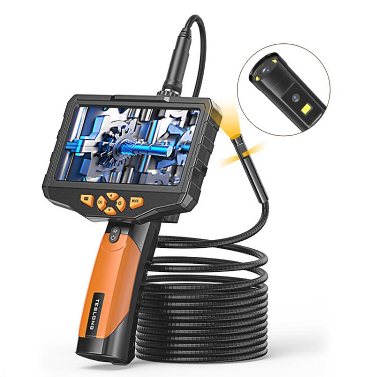 TESLONG NTS300 5 Inch Large Screen Industrial Endoscope Auto Repair Tools, 7.6mm Single Lens / 3m, 7.6mm Single Lens / 5m, 5.5mm Single Lens / 1m, 5.5mm Single Lens / 3m, 3.9mm Single Lens / 1m, 3.9mm Single Lens / 3m, 8mm Dual Lens / 1m               ...