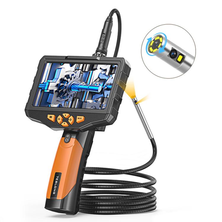 TESLONG NTS300 5 Inch Large Screen Industrial Endoscope Auto Repair Tools, 7.6mm Single Lens / 3m, 7.6mm Single Lens / 5m, 5.5mm Single Lens / 1m, 5.5mm Single Lens / 3m, 3.9mm Single Lens / 1m, 3.9mm Single Lens / 3m, 8mm Dual Lens / 1m               ...