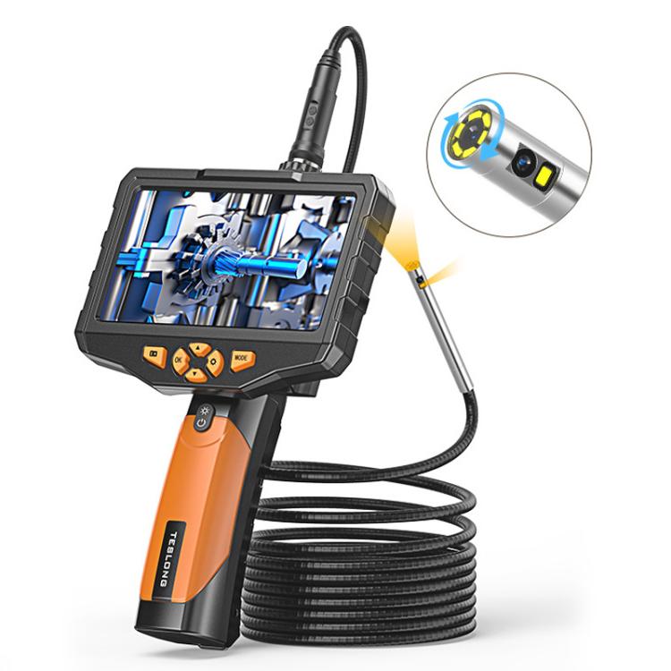 TESLONG NTS300 5 Inch Large Screen Industrial Endoscope Auto Repair Tools, 7.6mm Single Lens / 3m, 7.6mm Single Lens / 5m, 5.5mm Single Lens / 1m, 5.5mm Single Lens / 3m, 3.9mm Single Lens / 1m, 3.9mm Single Lens / 3m, 8mm Dual Lens / 1m               ...