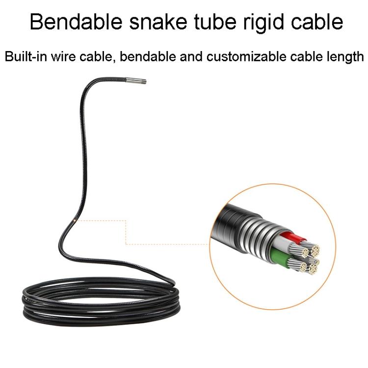 TESLONG NTS300 5 Inch Large Screen Industrial Endoscope Auto Repair Tools, 7.6mm Single Lens / 3m, 7.6mm Single Lens / 5m, 5.5mm Single Lens / 1m, 5.5mm Single Lens / 3m, 3.9mm Single Lens / 1m, 3.9mm Single Lens / 3m, 8mm Dual Lens / 1m               ...