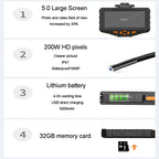 TESLONG NTS300 5 Inch Large Screen Industrial Endoscope Auto Repair Tools, 7.6mm Single Lens / 3m, 7.6mm Single Lens / 5m, 5.5mm Single Lens / 1m, 5.5mm Single Lens / 3m, 3.9mm Single Lens / 1m, 3.9mm Single Lens / 3m, 8mm Dual Lens / 1m               ...