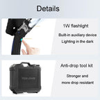TESLONG NTS300 5 Inch Large Screen Industrial Endoscope Auto Repair Tools, 7.6mm Single Lens / 3m, 7.6mm Single Lens / 5m, 5.5mm Single Lens / 1m, 5.5mm Single Lens / 3m, 3.9mm Single Lens / 1m, 3.9mm Single Lens / 3m, 8mm Dual Lens / 1m               ...