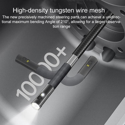 TESLONG TD450S 4.5 Inch Screen 210 Degree Bendable Industrial Endoscope 1.55m Length, 8.5mm Single Lens, 8.5mm Dual Lens