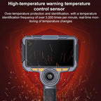 TESLONG TF600 6 Inch Screen 360 Degree Steering Industrial Endoscope Supports Wi-Fi 1.55m Cable Length, 6.5mm Dual Lens