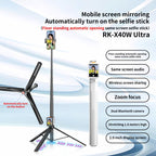 RK-X40W Integrated Floor Standing Screen Projector Selfie Stick