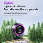 LS01 Bladeless Digital Display Desktop Circulation Fan