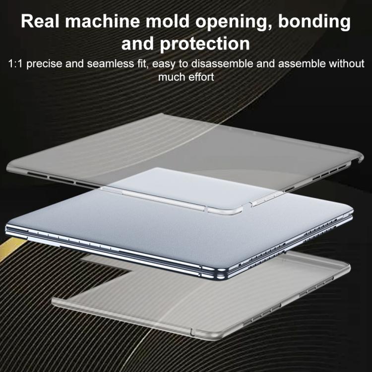 GKK Ultra-thin Full Coverage Frosted Translucent Laptop Case, For Huawei MateBook X Pro 2024