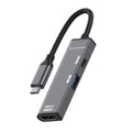 Type-C to Type-C, USB-A, HDMI HUB Docking Station, Type-C to Type-C+USB+HDMI