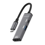 Type-C to Type-C, USB-A, HDMI HUB Docking Station, Type-C to Type-C+USB+HDMI