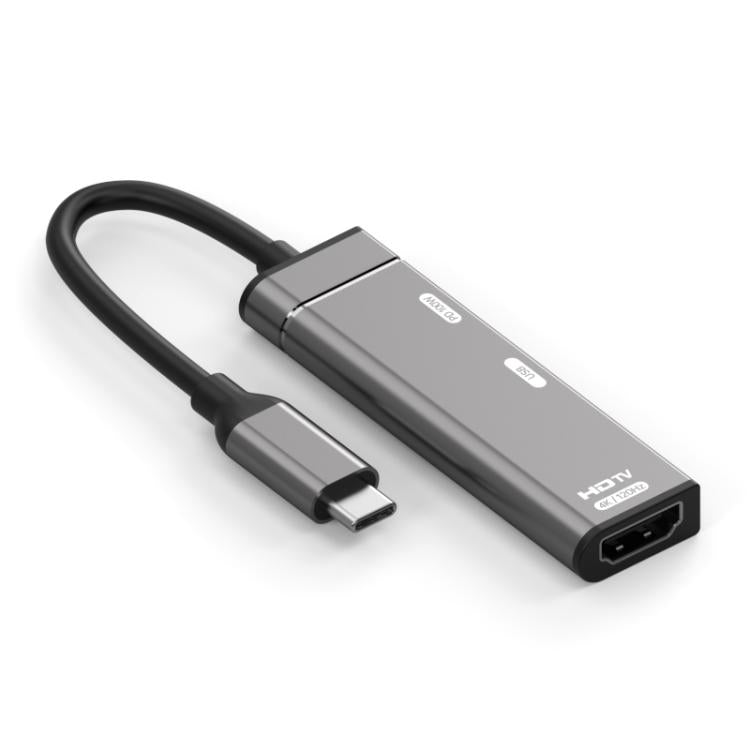 Type-C to Type-C, USB-A, HDMI HUB Docking Station, Type-C to Type-C+USB+HDMI