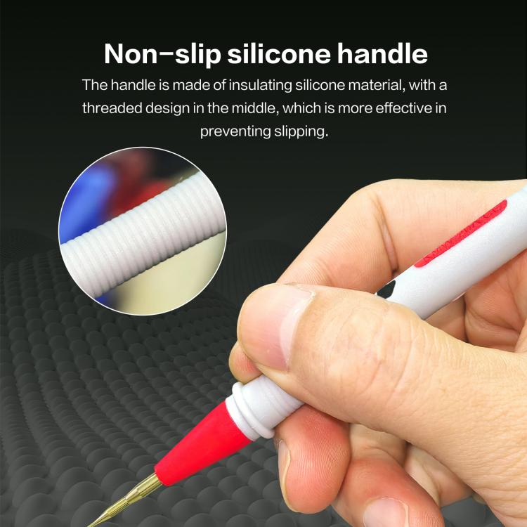 i2C Pure Copper Silicone Probe Detection Pen, Bend Plug Without Stainless Steel Needle, Straight Plug Without Stainless Steel Needle, Straight Plug
