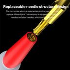 i2C Pure Copper Silicone Probe Detection Pen, Bend Plug Without Stainless Steel Needle, Straight Plug Without Stainless Steel Needle, Straight Plug
