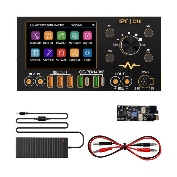 i2C C10 Ultra-high Precision Digital Waveform Ammeter with Charge Detection / Voltage Measurement, Set 1, Set 2