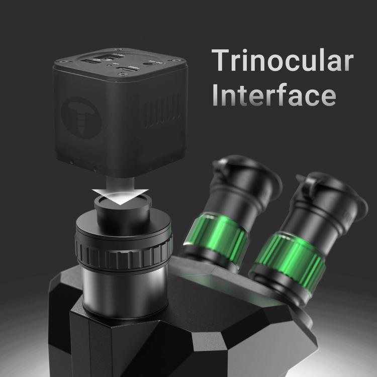 2uul MC7060-A1 7-60X Synchronous Zoom Trinocular Microscope, 2uul MC7060-A1
