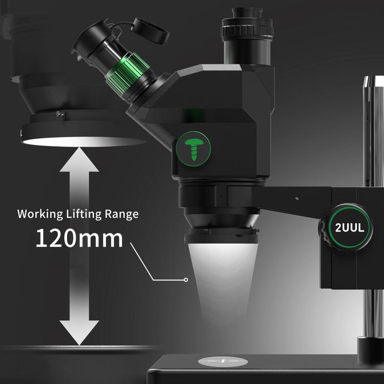 2uul MC7060-A1 7-60X Synchronous Zoom Trinocular Microscope, 2uul MC7060-A1