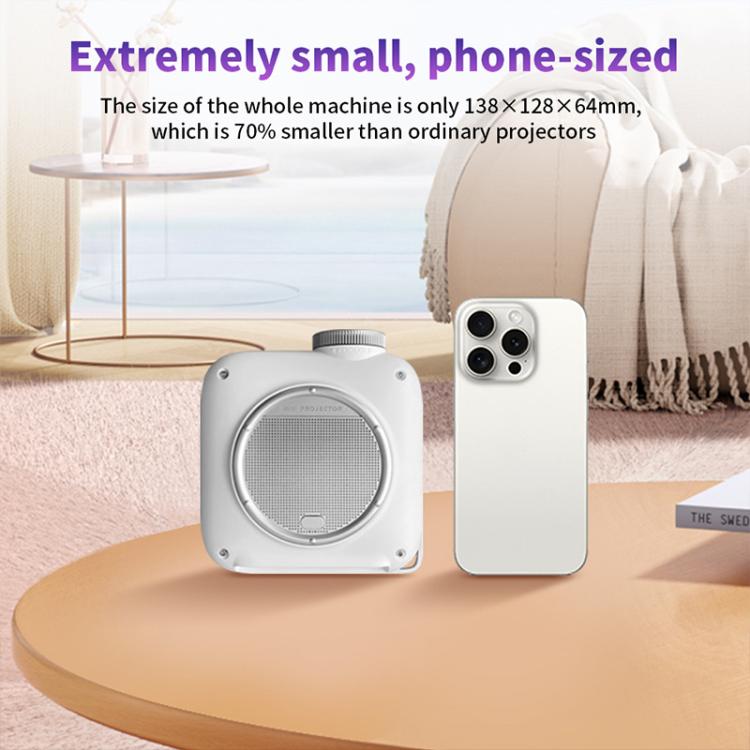Cheerlux C1 Android Version 1280x720P 100ANSI Bluetooth 5.1 Smart Projector, US Plug, UK Plug, AU Plug, EU Plug
