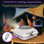 Cheerlux C1 Android Version 1280x720P 100ANSI Bluetooth 5.1 Smart Projector, US Plug, UK Plug, AU Plug, EU Plug